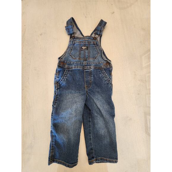 Oshkosh B'Gosh Toddler Overalls SZ 2T Classic - Picture 1 of 6